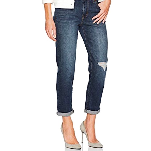 Levi’s High Rise Boyfriend Relaxed Straight Jeans - Picture 2 of 14